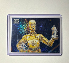 2021 Topps Chrome Star Wars Galaxy Refractor An Oversized Presence #6 picture