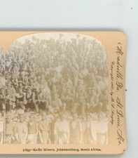 Kaffir Miners Johannesburg Africa Keystone Stereoview picture