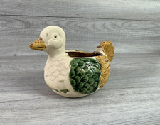 Vintage Lipco Duck Ceramic Planter Bowl picture