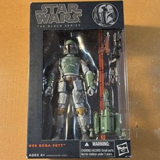 2013 Hasbro Star Wars Black Series #06 Boba Fett Phase 1 Series 1 Action Figure picture