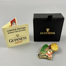 Official Guinness Limited Ed Guinness For Strength Santa Badge 1195/2500 COA picture