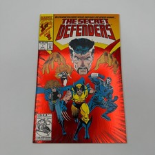The Secret Defenders #1 Marvel Foil Cover Wolverine Dr Strange 1992 picture