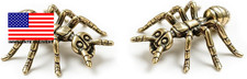 2Pcs Golden Ant Sculpture Solid Brass Insect Ornament Mini Ant Figurine for Home picture