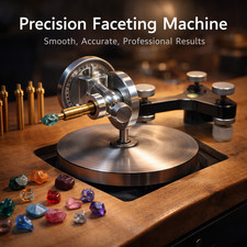 Faceting Machine PRO 1 Gemstone Cutter Lapidary Tool with Indexing Arm Precision picture