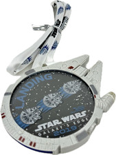 Disney Parks 2019 Star Wars Galaxy's Edge Light Up Millennium Falcon Lanyard picture