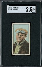 1910 T229 Pet Cigarettes Philip Orin Parmelee (SGC 2.5 GD+) AVIATOR picture