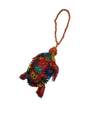 BEADED TURTLE  , HAND MADE IN MEXICO , 3.5