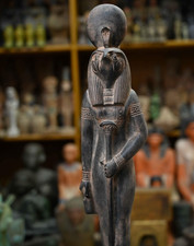 Authentic Ancient Egyptian Antique Rare God Horus Statue Figurine BC picture