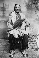 Osage Chief Peter Bigheart PHOTO Native American Indian 1909 Oklahoma picture