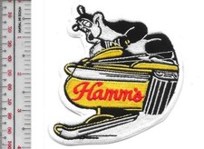 Snowmobile & Beer Hamm's Bear Beer Snowmobile Promo Patch picture