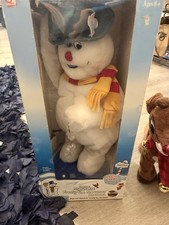 Vintage Gemmy Frosty Snowman Singing Dancing Animated Christmas Decor picture