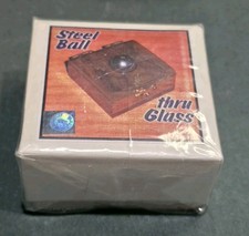 Custom Wooden Steel Ball Thru Glass Magic Trick Phan Vu Signed 2006 Vintage picture