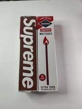 2024 SUPREME x Diamond 75 Count BOX Extra Thick RED MATCHES Long 10