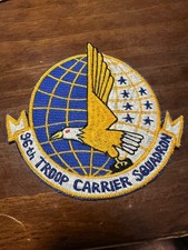 Vintage USAF 96th Troop Carrier Squadron Patch picture