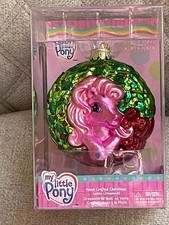 RARE 2007 MY LITTLE PONY KURT ADLER PINKIE PIE HAND CRAFTED GLASS ORNAMENT NEW picture