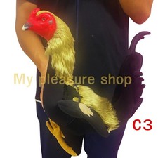 C3 Realistic Silicone Chicken Figurine  Rooster Collectible Farmhouse Decor Prop picture