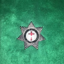 Knights Templar The Lux Silver star Heavy Badge picture