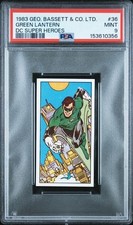 1983 GEO. BASSETT & CO. DC SUPER HEROES GREEN LANTERN #36 PSA 9 picture