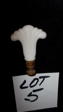 VTG/ANT ALADDIN ALACITE OPAQUE MOONSHEAF LAMP FINIAL~LOT #5 picture