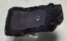 Crater Agate Rare Turkish Agate Face Polish UV Reactive 35x80x28mm, 4.2oz, 328 picture
