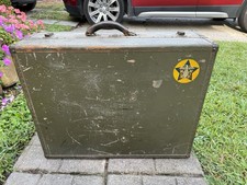 WWII 1940S US NAVY SEAPACK HARTMANN MILITARY SUITCASE LUGGAGE USN picture