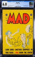MAD #18 CGC 6.0 UNIVERSAL EC Comics 1954 You Draw Cover Kurtzman Wood picture