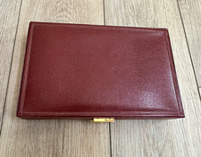 Vintage SIR RONDO’S Italy 12 Slot Leather Jewelry Or Pen Storage Box Case picture