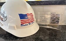 Rocky Flats Building 771 Demolition Artifact (2004) –Acrylic Display Block + Hat picture