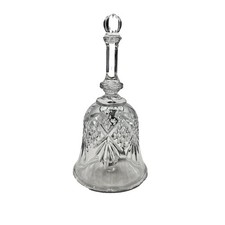 Godinger Dublin Crystal Bell Wedding Shower Gift Keepsake Collectable 5.5 in NIB picture