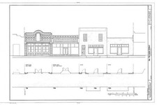 Calvert TX 1900s Main Street 400-700 Blocks Commercial Buildings Elevation picture