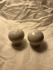 FIESTAWARE IVORY Round Salt & Pepper Shakers Preowned picture