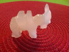 Vintage Donkey Statue Figurine Onyx Hand Carved 1.5