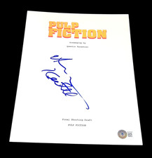 HARVEY KEITEL SIGNED AUTOGRAPH MOVIE SCRIPT PULP FICTION BECKETT BAS AUTO D picture