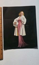1941 Original Vintage Pinup Lithograph 