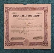 Accion Moron Y Chambas Land Company-1916 picture