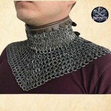 V Shape Chain mail collar,Neck protection Collar~9mm flat riveted picture