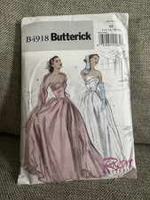 Butterick B4918 Retro Ballgown Sewing Pattern Sz 14-20 Uncut Vintage Collectible picture
