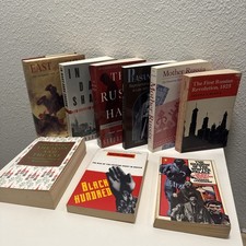 Lot 9 Russian History Books Soviet USSR Revolution Romanov Culture Vintage Paper picture