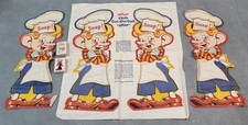 Vintage 1954 KELLOGG Rice Krispies SNAP Cloth CUT OUT DOLL & MORE Lot picture