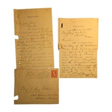 1897 J Jay Watson Violinist Ole Bull Pupil Bostoniana Club Letters Boston Music picture