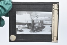 WWI 1918-1919 Aerial Photo School Glass Slide Henry Ford Glenn Curtiss Airboat picture