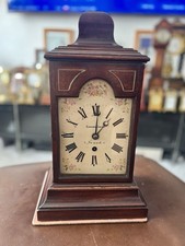 1863 Antique Single Fusee English Clock Signed Edward Smith Newark  Serviced . picture