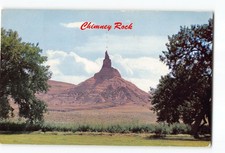 Bayard Nebraska NE Postcard 1967 Chimney Rock On The Oregon Trail picture