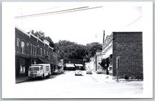 RPPC 1973 Street Scene Potosi Wisconsin Chief Paints VINTAGE Postcard 9087 picture