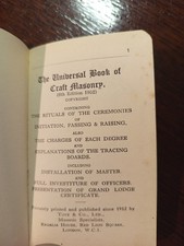 1952 The Universal Book of Craft  Freemasonry masonic/556 picture