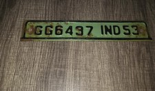 1953 Original Truck INDIANA License Plate Topper  IND53 picture