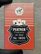 Vintage Piatnik Preference Playing Cards No. 1800 - 32 Blatt - Wien picture