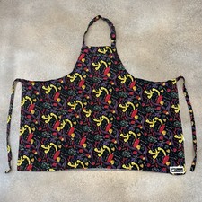 Vintage 90s Pepper AOP Chef Wear Apron OSFA Southwestern Cooking Retro Cotton picture