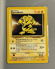 Pokémon TCG Base Set Electabuzz 20/102 HP Clean card picture