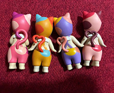 Sonny Angel Sonny Angel Mini Figure Cat Life Series 4pc Lot w/ Fish Accessory picture